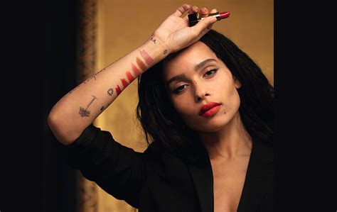 zoe kravitz ysl shade